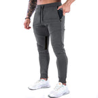 Men's Sweatpants Tapered Zip Pocket Drawstring — view 1