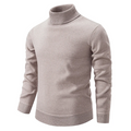 Men's Merino Wool Turtle Neck Knit Jumper Sweater