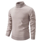 Men's Merino Wool Turtle Neck Knit Jumper Sweater