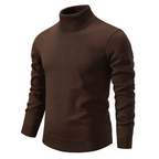 Men's Merino Wool Turtle Neck Knit Jumper Sweater