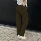 Women's Cargo Pants Multi Pocket Wide Leg Baggy — view 2