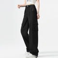 Women's Cargo Pants Tie Strap Wide Leg — view 1