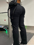 Women's Cargo Pants High Waist Straight Leg — view 1