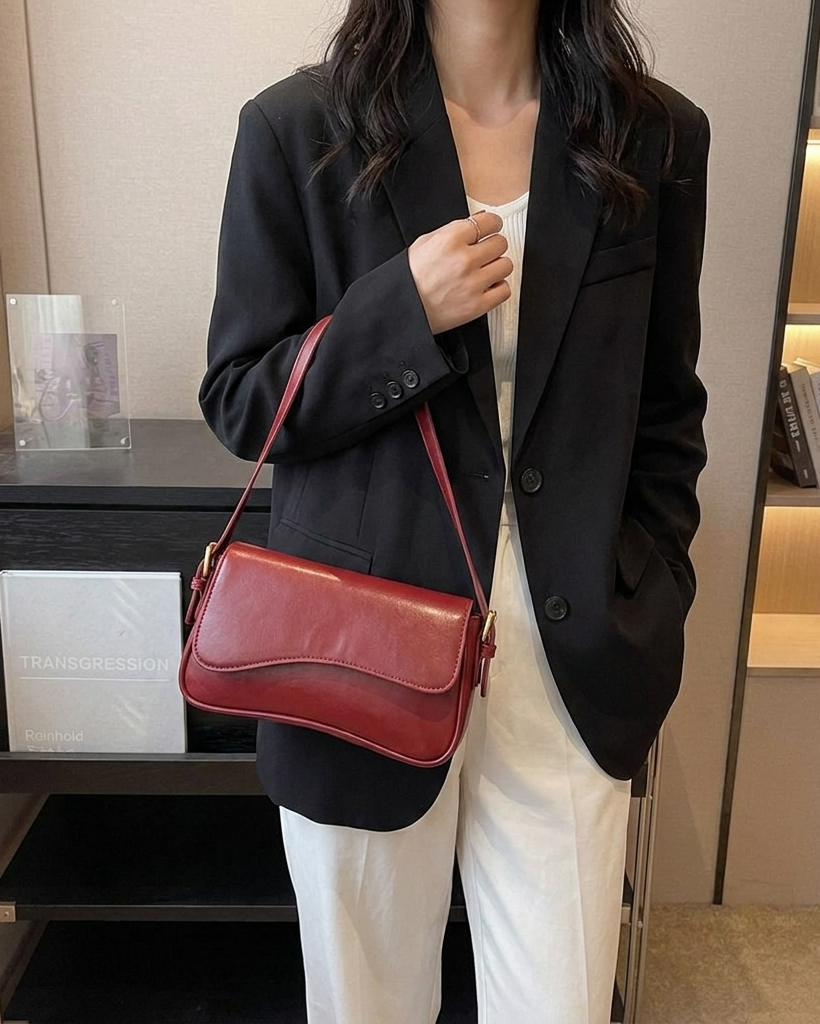 Women's Shoulder Bag Minimal Everyday Work — view 13
