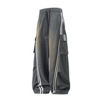 Women's Trackpants Side Stripe Drawstring Waist Baggy — view 6
